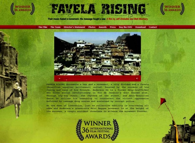 Foto: Favela Rising Screenshot von http://www.favelarising.com/
